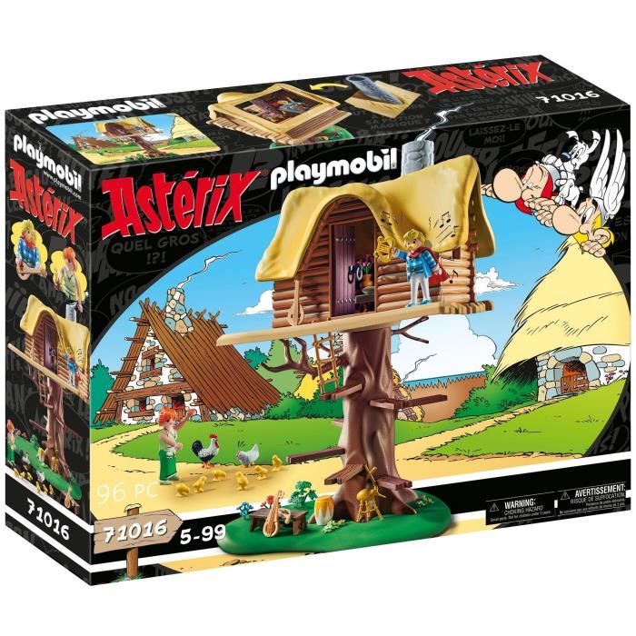 PLAYMOBIL 71016 La hutte dAssurancetourix Astérix Pour enfant et adulte 96 pièces Dès 5 ans