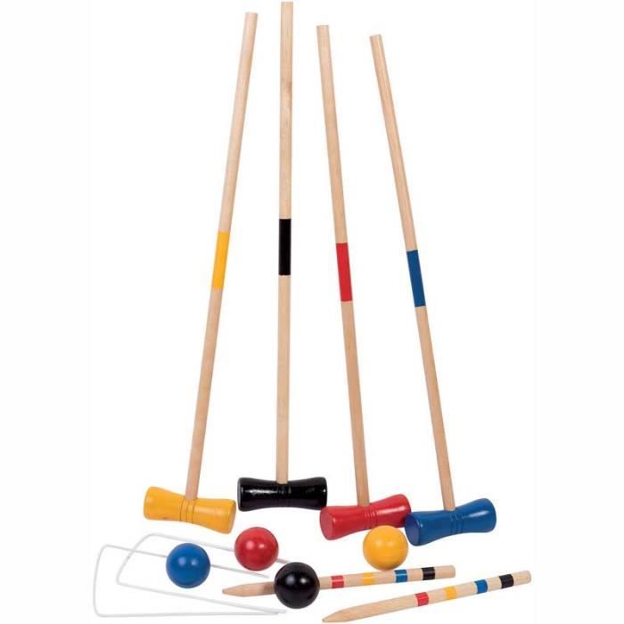 Set de Croquet - WDK GROUPE PARTNER - Bois - 4 Joueurs - Mixte - À partir de 3 ans