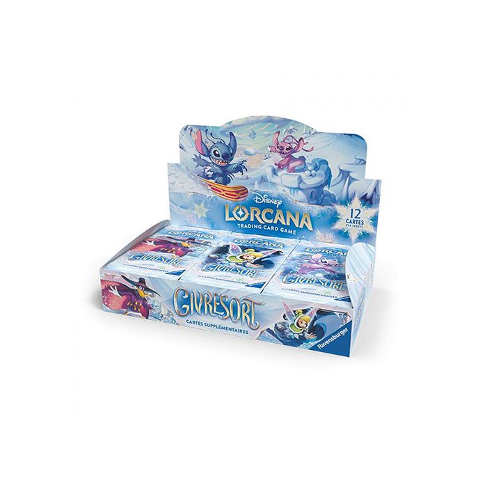 Display (Boîte 24 boosters) - DISNEY - Givresort - Plus de 200 cartes - Extension Disney Lorcana - Cartes inédites