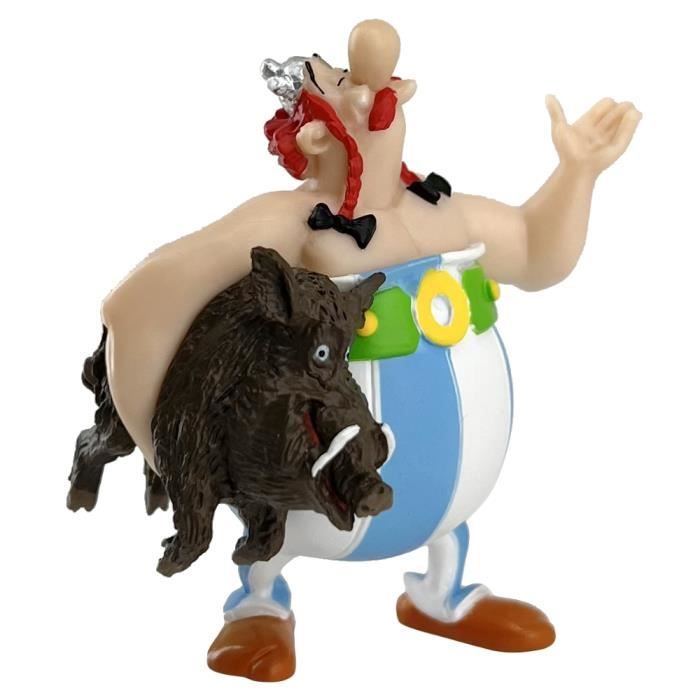 Figurine de collection - Plastoy Astérix - Obélix portant un sanglier - 650 cm - Mixte