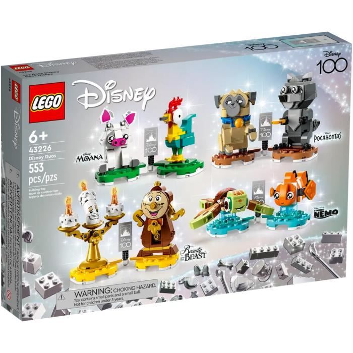 LEGO® Disney Duos Disney (43226) - LEGO - 2 figurines Disney incluses - 60 pièces - Plastique - Jouet