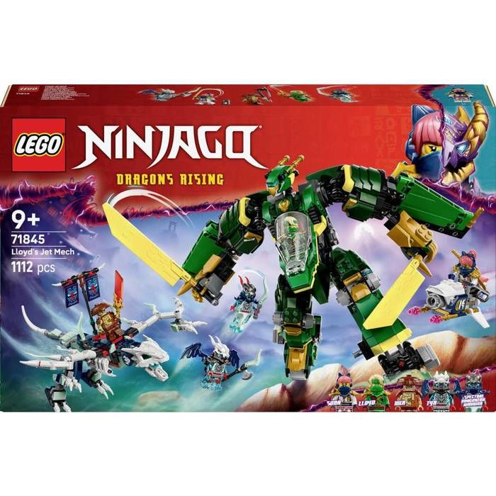 Jeu de construction - LEGO NINJAGO - 71845 - Jet-méch Lloyds - 9 ans et plus - Mixte