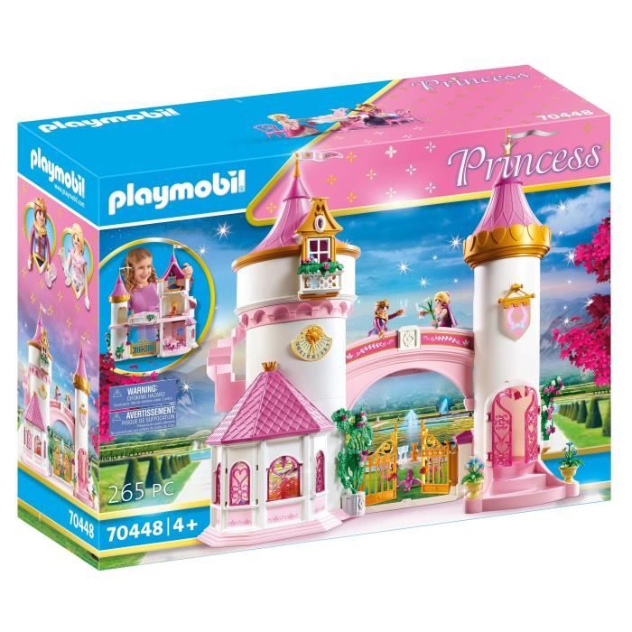 PLAYMOBIL 70448 Palais de princesse 265 pièces 2 personnages inclus Dès 4 ans
