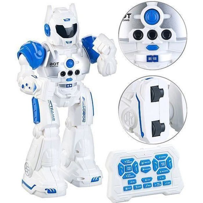 PLAYTASTIC Robot Interactif Telecommande 28 cm Programmable