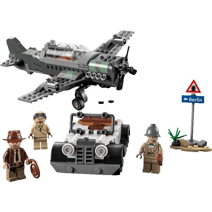 LEGO indiana jones 77012 La poursuite en avion de combat Cadeaux Jouets Objets de collection 8+