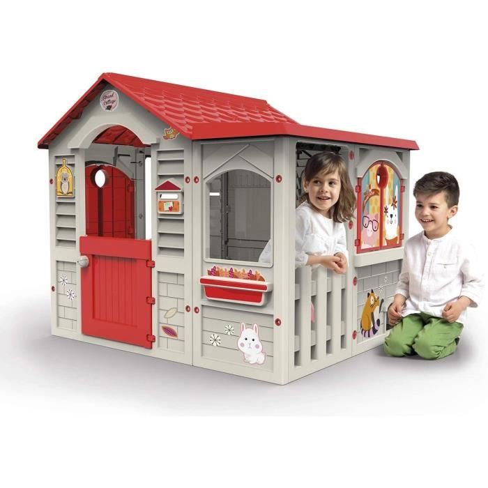 Maison de jeu - Grand Cottage - Modèle 89627 - Plastique - Intérieur - Mixte