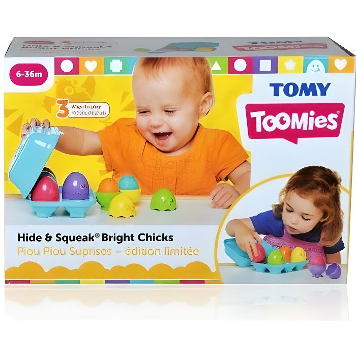 TOMY TOOMIES Poussins Lumineux Hide - Squeak - 30693081
