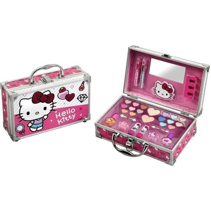 Étui de Maquillage - Hello Kitty - Happy Kitty - 31 pcs - Rose - Pour Femme