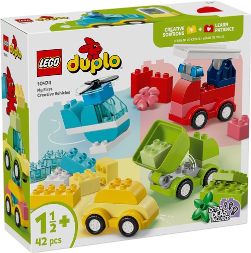 LEGO® DUPLO® My First 10474 Les véhicules créatifs