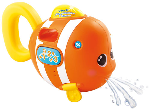 VTECH BABY - Jouet de Bain - Léon, P'tit Poisson à Chansons