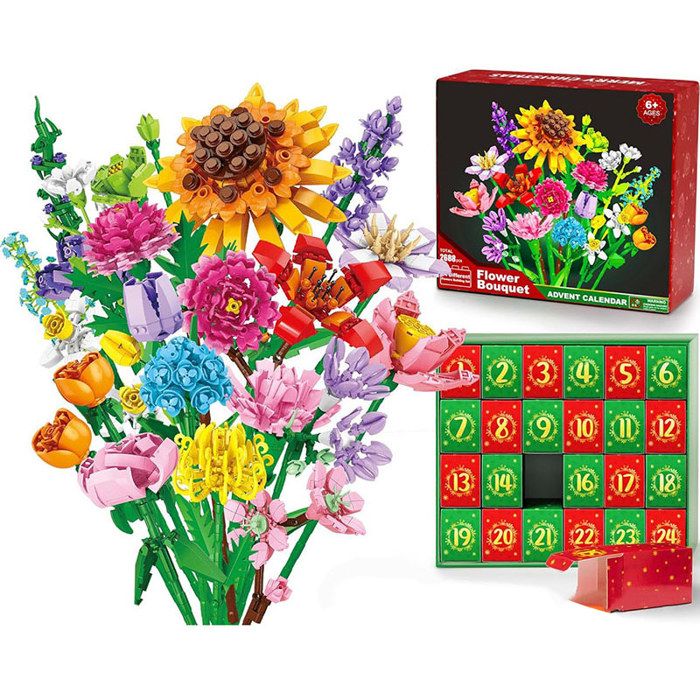 Calendrier de lAvent - HONO - Blocs de construction - Boîte surprise - Cadeaux de bricolage
