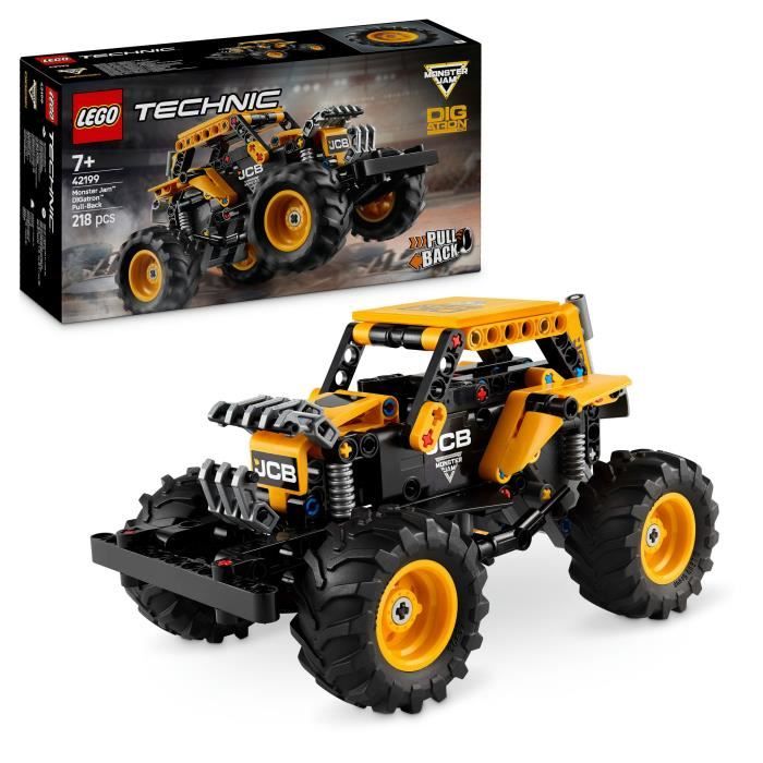 LEGO Technic 42199 Monster Jam DIGatron à rétrofriction - Maquette de camion