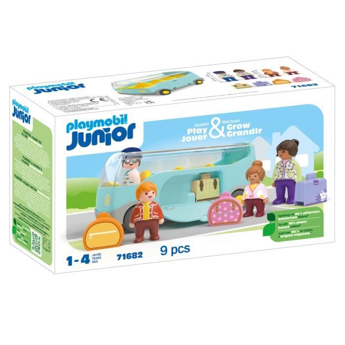 PLAYMOBIL Junior 71682 Autocar de voyage Dès 12 mois