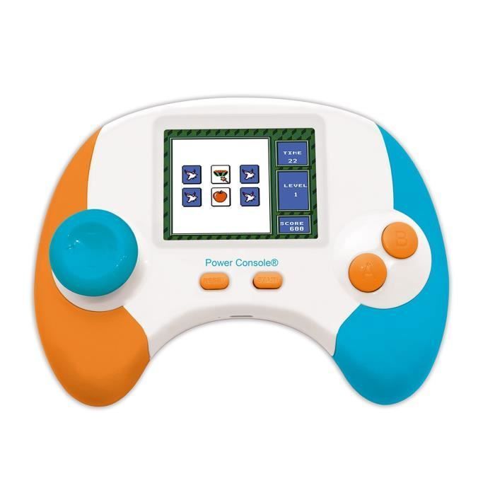 LEXIBOOK - Console éducative bilingue Français/anglais - Avec écran LCD 28 pouces - orange/bleu -JCG100DPi1