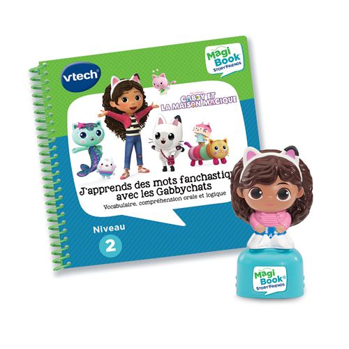 VTech MagiBook Story Friends Mots avec les Gabbychats