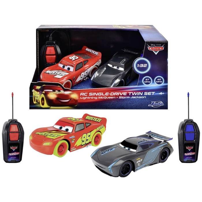 Voiture de course - JADA TOYS - Cars Glow Racers Twin Pack - RC électrique - 1:32 - Mixte