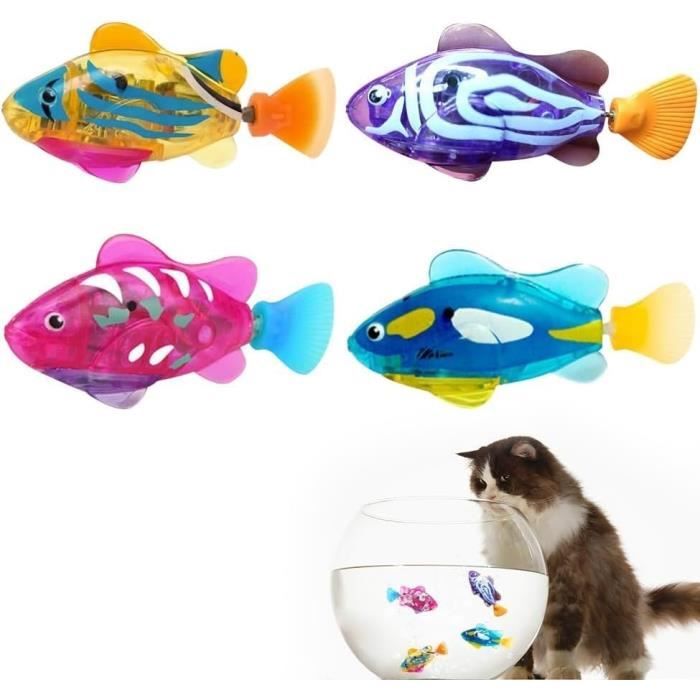 Jouet de bain - Robot Fish - 4pcs - Flottant - Interactif - Multicolore