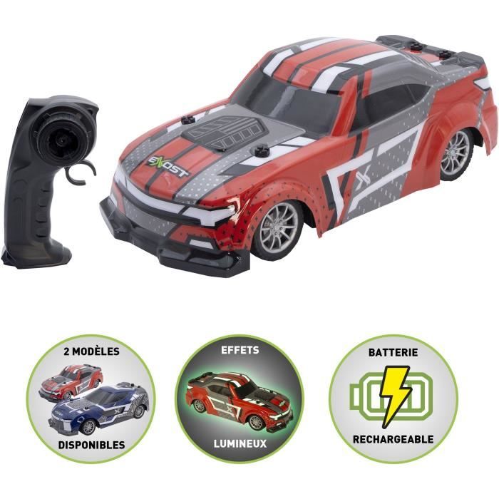 Voiture télécommandée - EXOST - FLASH RACER ASST 24 Ghz - Echelle 1:18 - Portée 25 m - 15 km/h - Dès 5 ans