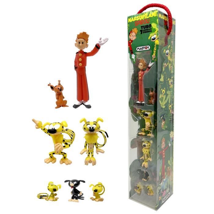 Figurine - PLASTOY - Famille Marsupilami - Taille unique - PVC - Mixte