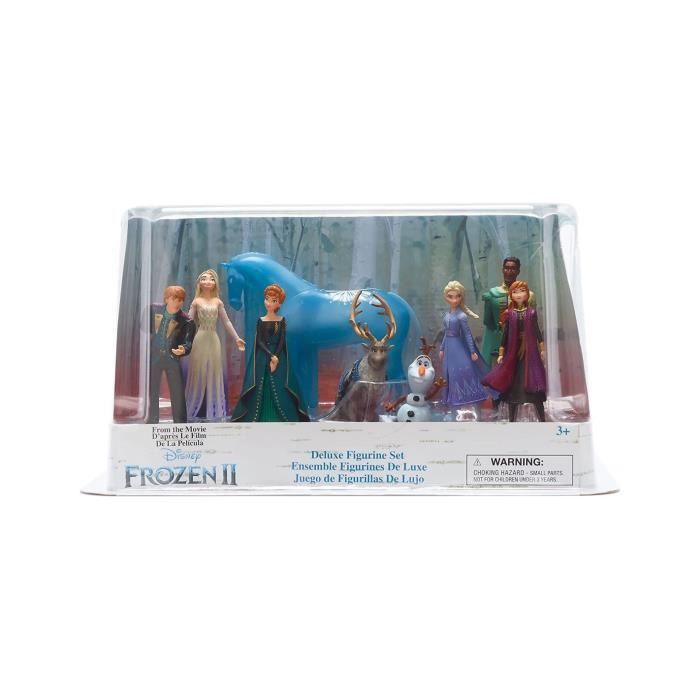 Jeu de figurines - DISNEY - La Reine des Neiges 2 - Coffret 9 figurines