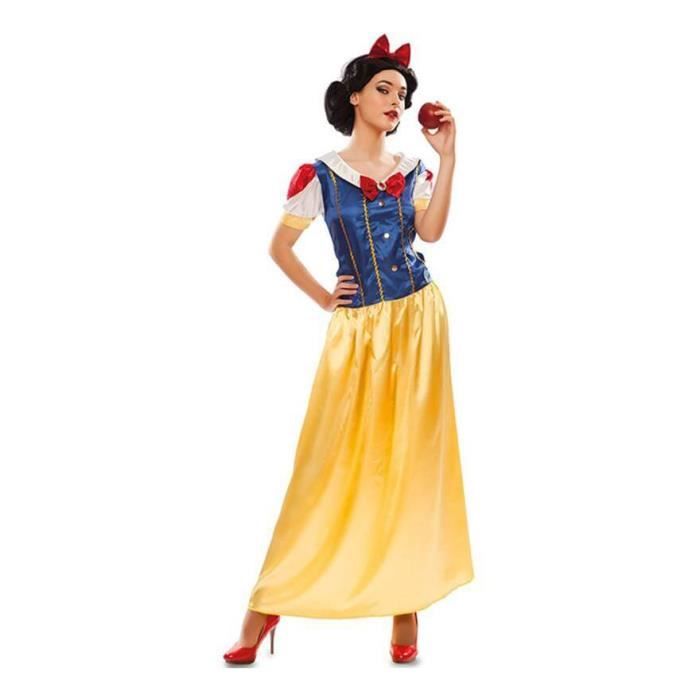 Déguisement - Princesse du Bois - Adulte - Jaune - Blanche Neige - Robe et diadème
