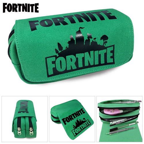 Trousse à crayon Fortnite Vert 21x11x7cm