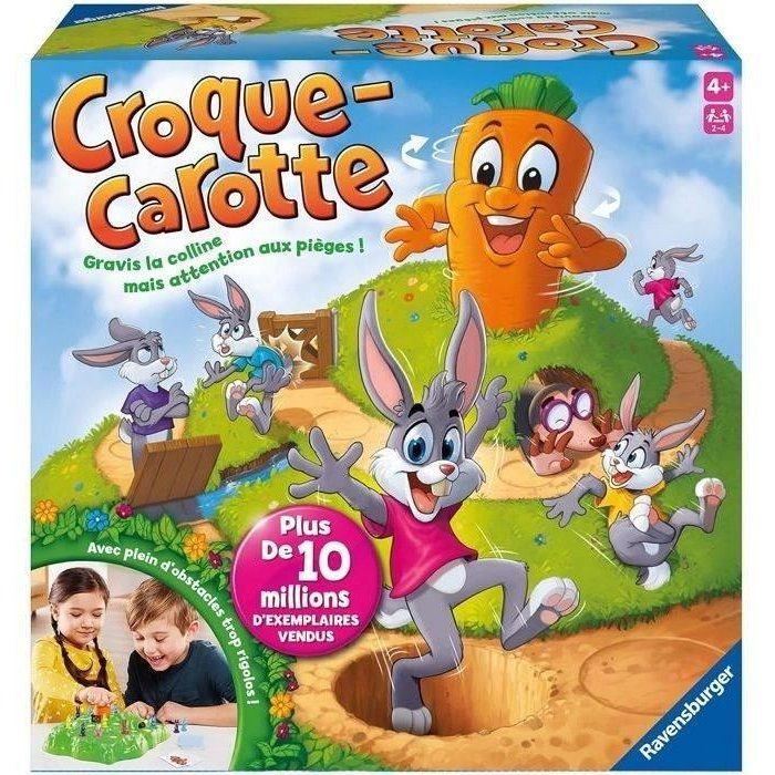 Croque Carotte  - Ravensburger - Jeu de parcours enfant - 2 à 4 joueurs - Dès 4 ans