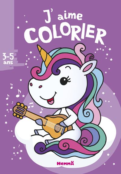 J'aime colorier (3-5 ans) (Licorne) Dès 3 à 5 ans - Hemma