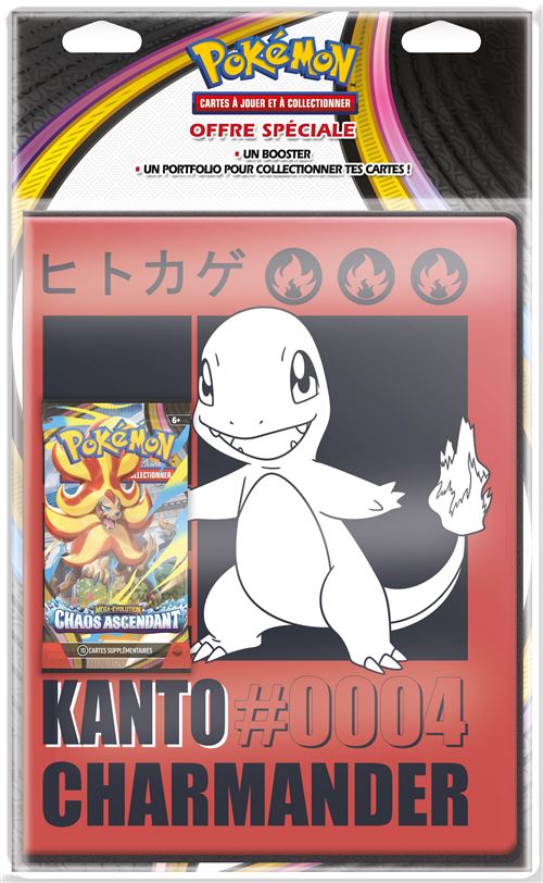 Carte à collectionner Pokémon ME04 Pack Portfolio + Booster Modèle aléatoire