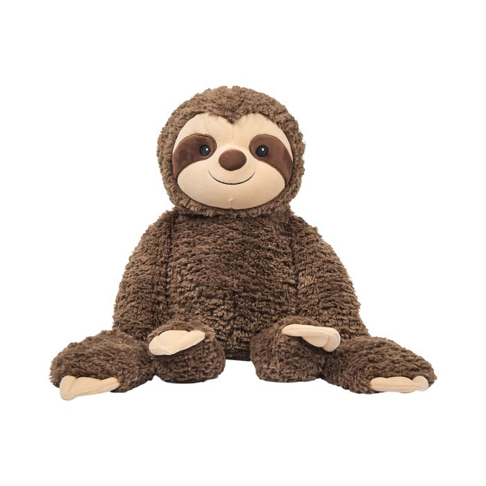 Peluche - Jeux 2 Momes - Paresseux - Lestée - Marron - H25 Cm