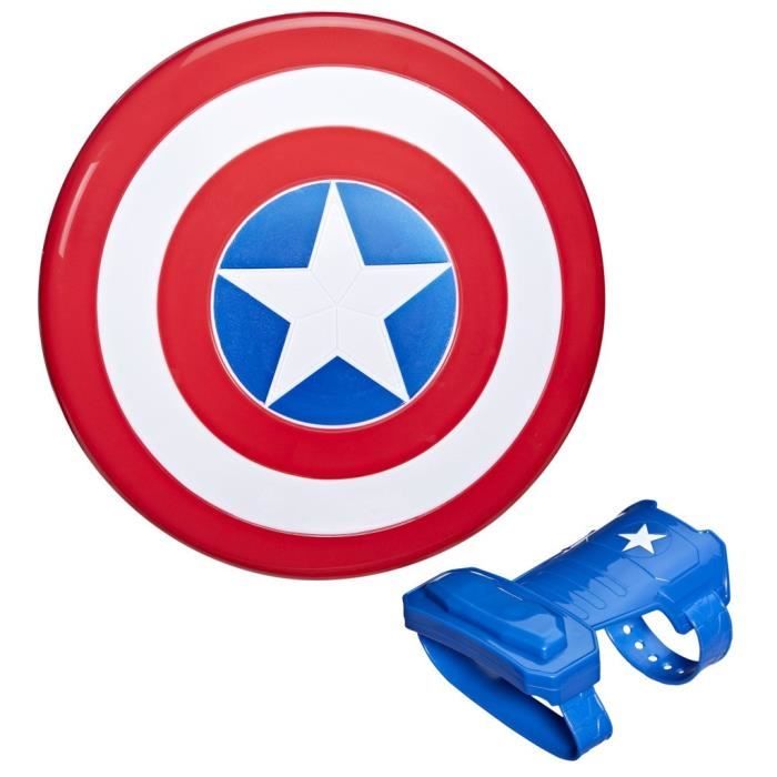 Captain America Bouclier et gant magnétiques Marvel Avengers déguisement de super-héros dès 5 ans