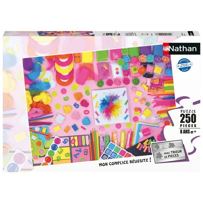 Nathan - Puzzle enfants 250 pièces - Latelier du bricolage -dès 8 ans-Pz qualité supérieure - Carton épais et résistant -12004297