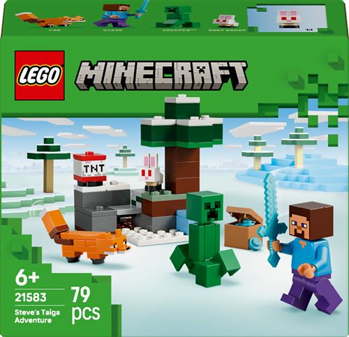 LEGO® Minecraft® 21583 Les aventures de Steve dans la taïga