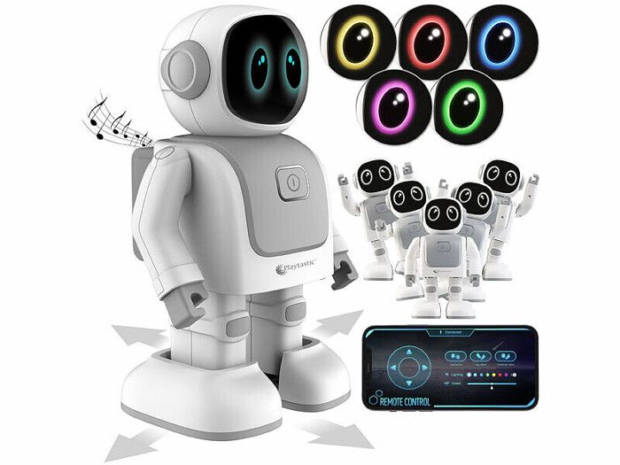 Robot dansant connecté avec haut-parleur