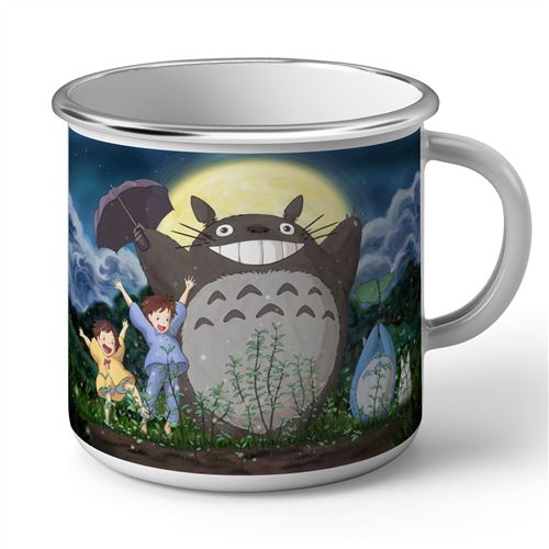 Fabulous Mug en métal émaille Mon Voisin Totoro Dessin Foret Miyazaki