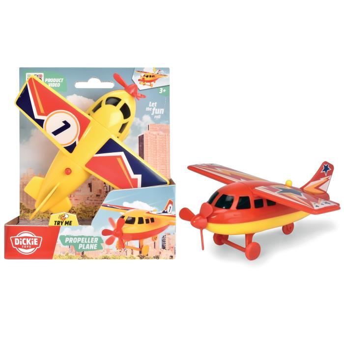 Avion à hélice automatique - SIMBA.DICKIE.GROUP - Assortiment de 2 modèles - Pour enfant dès 3 ans