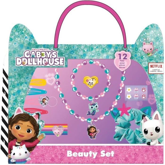 Accessoires de coiffure et bijoux - CERDA - Set beauté - 6 chouchous - 4 pinces - 2 colliers