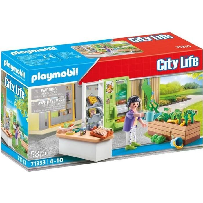 PLAYMOBIL - Boutique de lécole - City Life - Univers scolaire - 58 pièces
