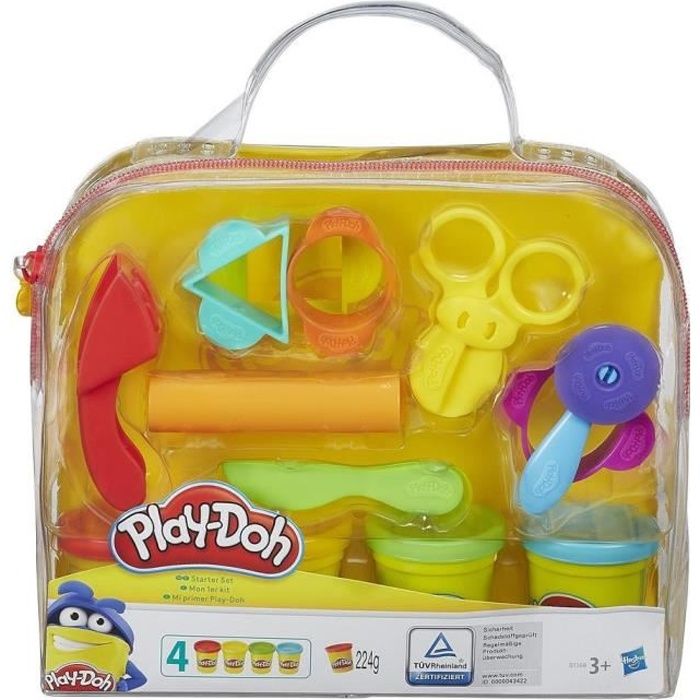 PLAY-DOH - Pâte A Modeler - Mon Premier Kit + assortiment de 4 pots