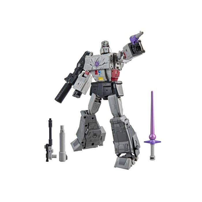 Figurine - TRANSFORMERS - Megatron - 21 5 cm - Convertible 54 étapes - Accessoires amovibles