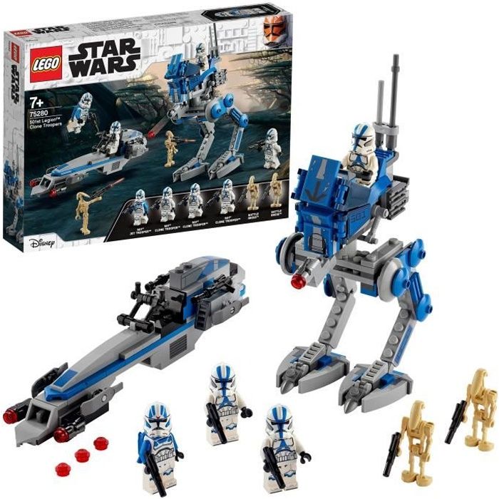 LEGO® Star Wars™ 75280 Les Clone troopers de la 501ème légion