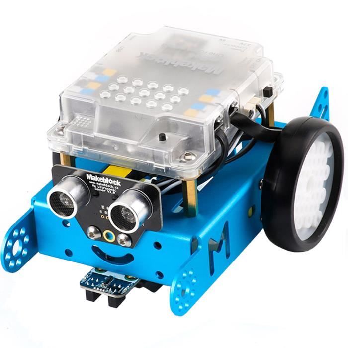 Robot éducatif mBot - Kit Bluetooth - Programmation mBlock - Capteurs variés - Pour enfants à partir de 8 ans