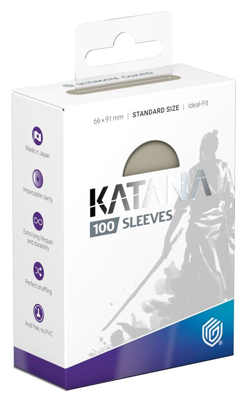 Pack 100 pochettes pour protéger les cartes à collectionner Ultimate Guard Katana 100 Sleeves Standard Size Autumn Moon