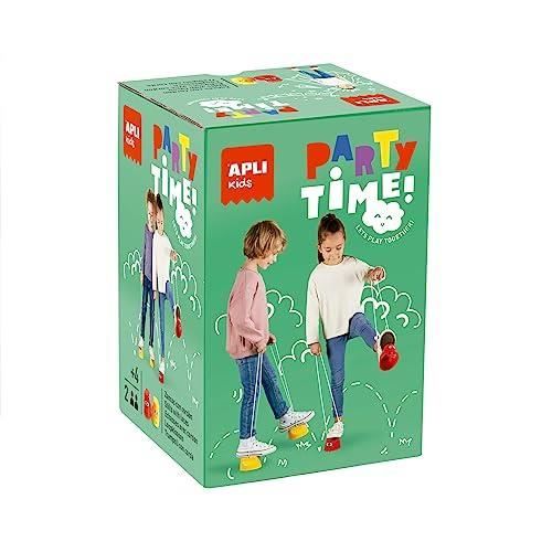 Jeu dextérieur - APLI KIDS - Échasses en plastique - Rouge et Jaune - À partir de 4 ans - Mixte