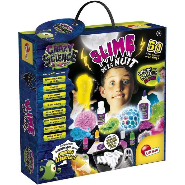 Slime de la Nuit - Kit Scientifique - CRAZY SCIENCE - Phosphorescent Composants lumineux