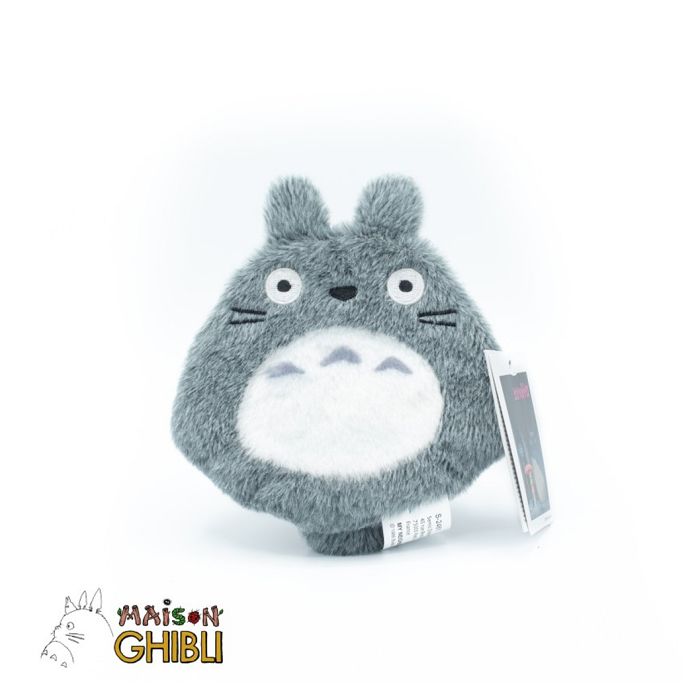 Porte-monnaie - Ghibli - Totoro - Peluche - Gris - 13x12 cm
