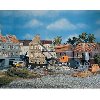 Modélisme - FALLER - Maison en démolition avec excavateur de démolition - Adulte - HO