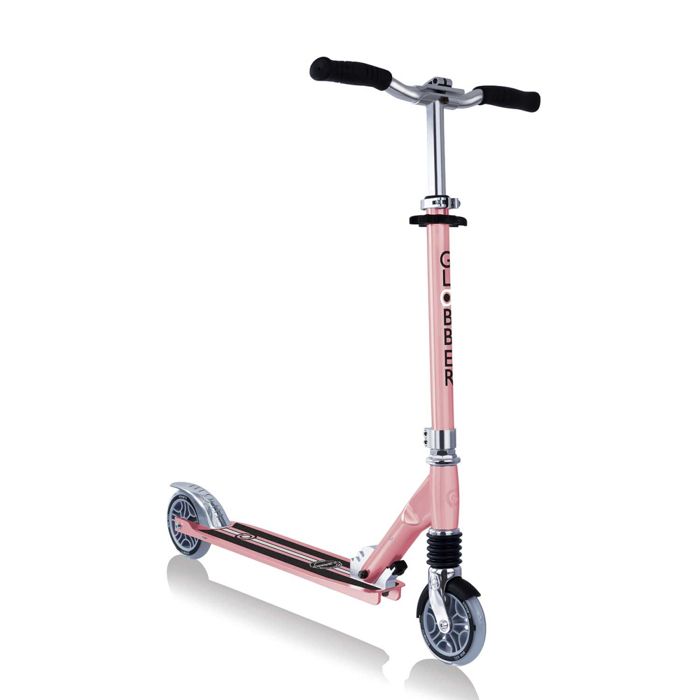 Trottinette 2 roues - GLOBBER - FLOW ELEMENT COMFORT - Rose - Pliable & ultra-légère - Suspension avant