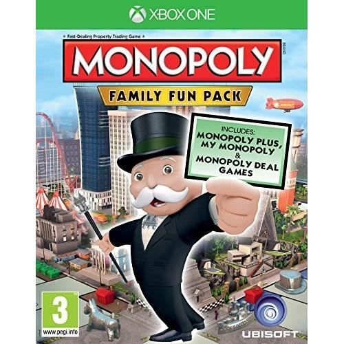 Jeu de plateau - MONOPOLY - FAMILY FUN PACK - 2 joueurs ou plus - 60 min - À partir de 8 ans