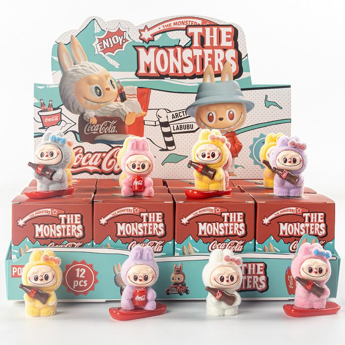 Aléatoire 12 pcs - Labubu - skateboard- Boîtes Surprises Kawaii en PVC Mini Poupées Cadeau Noël ou AnniversaiSet de PELUCHE